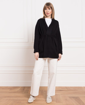 Loro Piana Черный кардиган из кашемира FAM3697