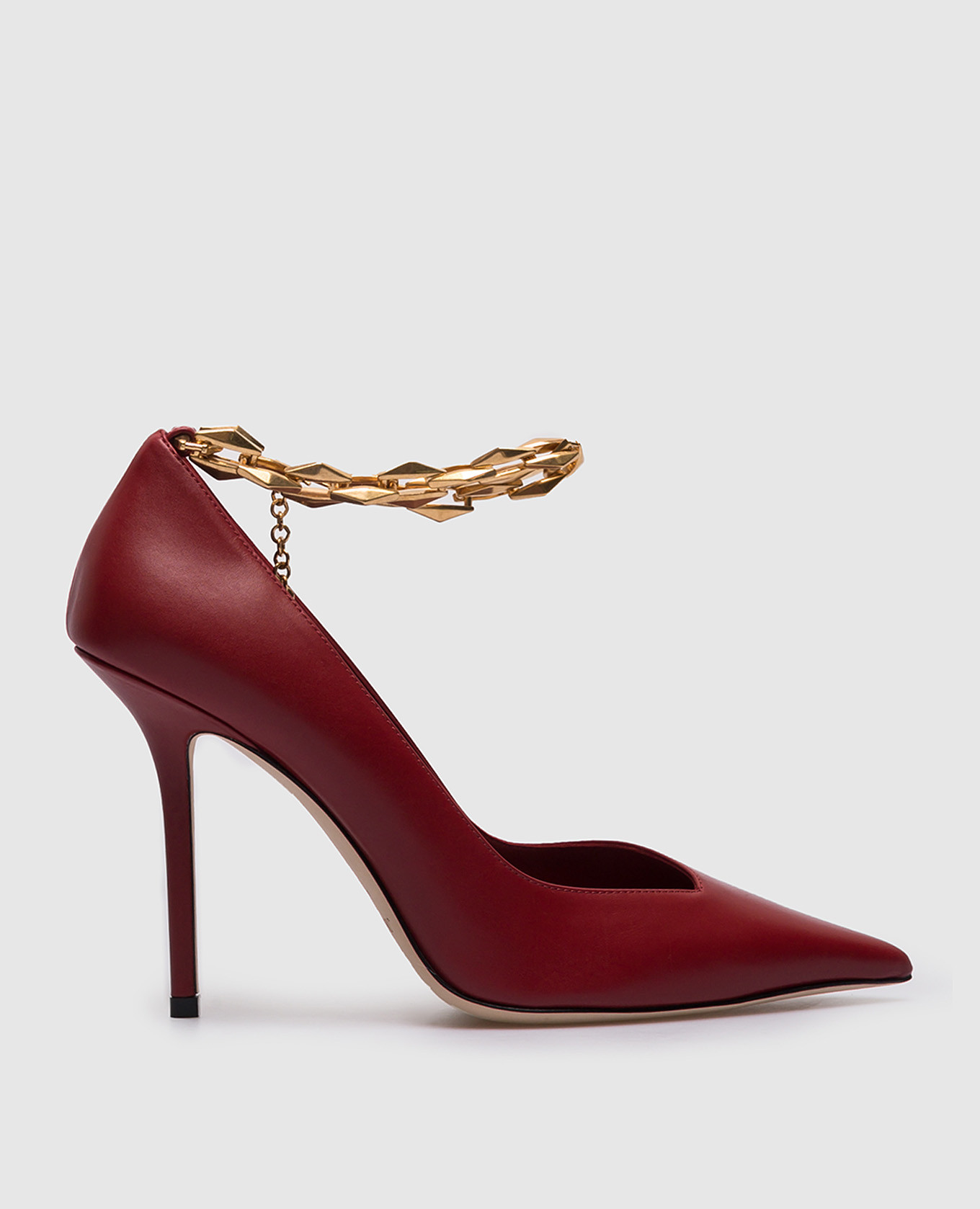 

Бордовые кожаные лодочки Diamod Talura, Бордовый, Лодочки