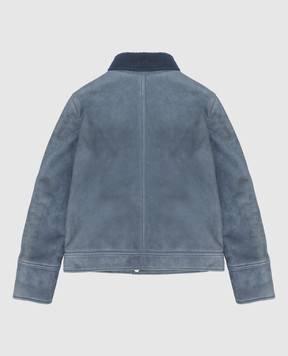 Loro Piana Детская голубая дубленка Lucky Hartfield F1FAG3696