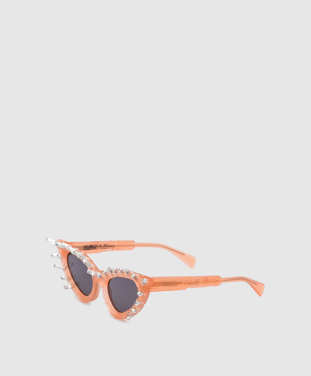 Kuboraum Y3 Orange Sunglasses KRS0Y3MM00LTED2Y image 3