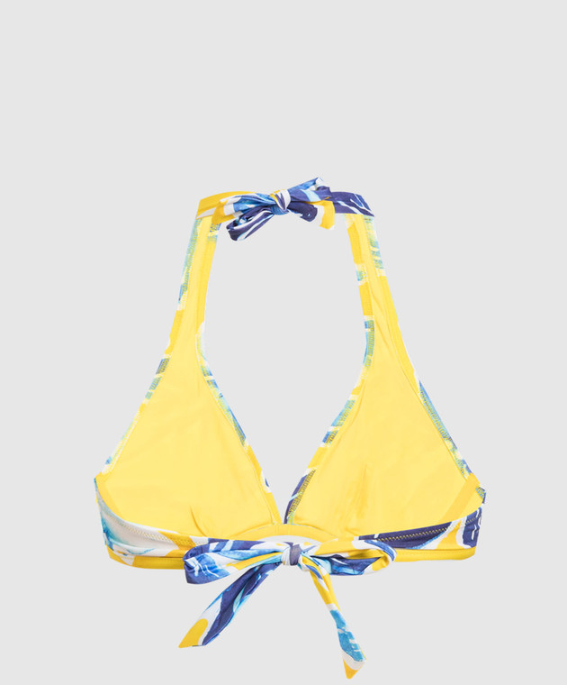Vilebrequin Yellow bodice from Faith swimsuit in a print FTHH3H07 image 2