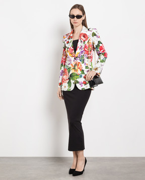 Dolce&Gabbana Жакет в квітковий принт F29DOTFSFJG