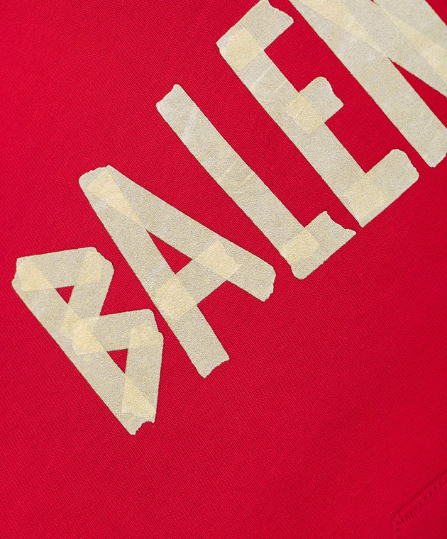 Balenciaga Children's red hoodie with logo print 682019TOVB3 image 3