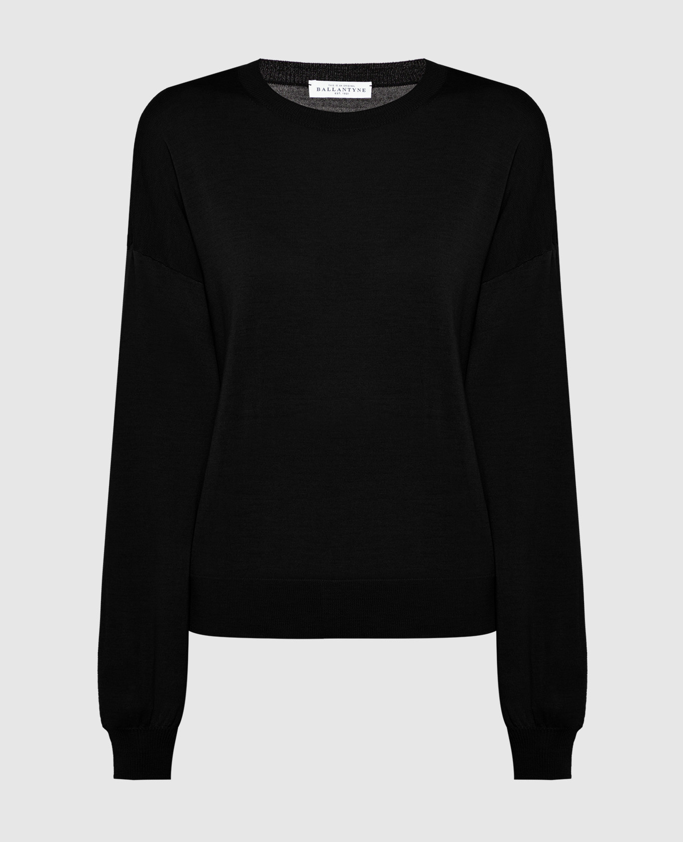 Black woolen jumper