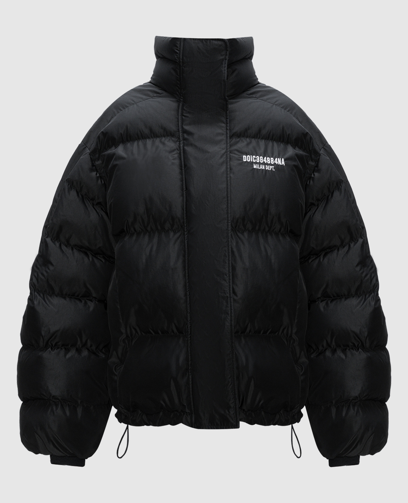 

Черная куртка с вышивкой DGVIB3, Черный, Куртки