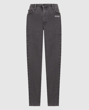 Off-White Серые джинсы-скини OWYA003C99DEN003
