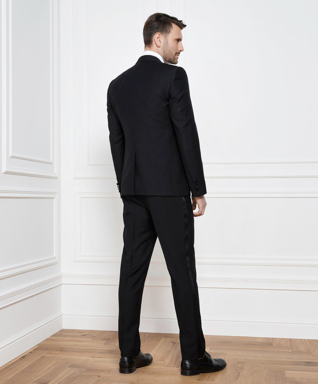 Dolce&Gabbana Black wool and silk suit GK2WMTFU2Z8 image 4
