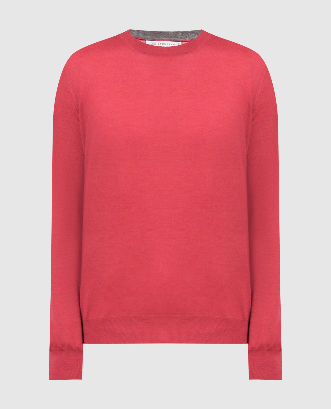 Coral wool and cashmere jumper