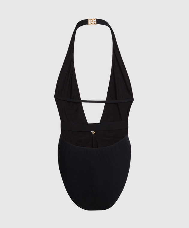 Dolce&Gabbana Черный купальник с металлическим логотипом DG O9B74JONO12 изображение 2