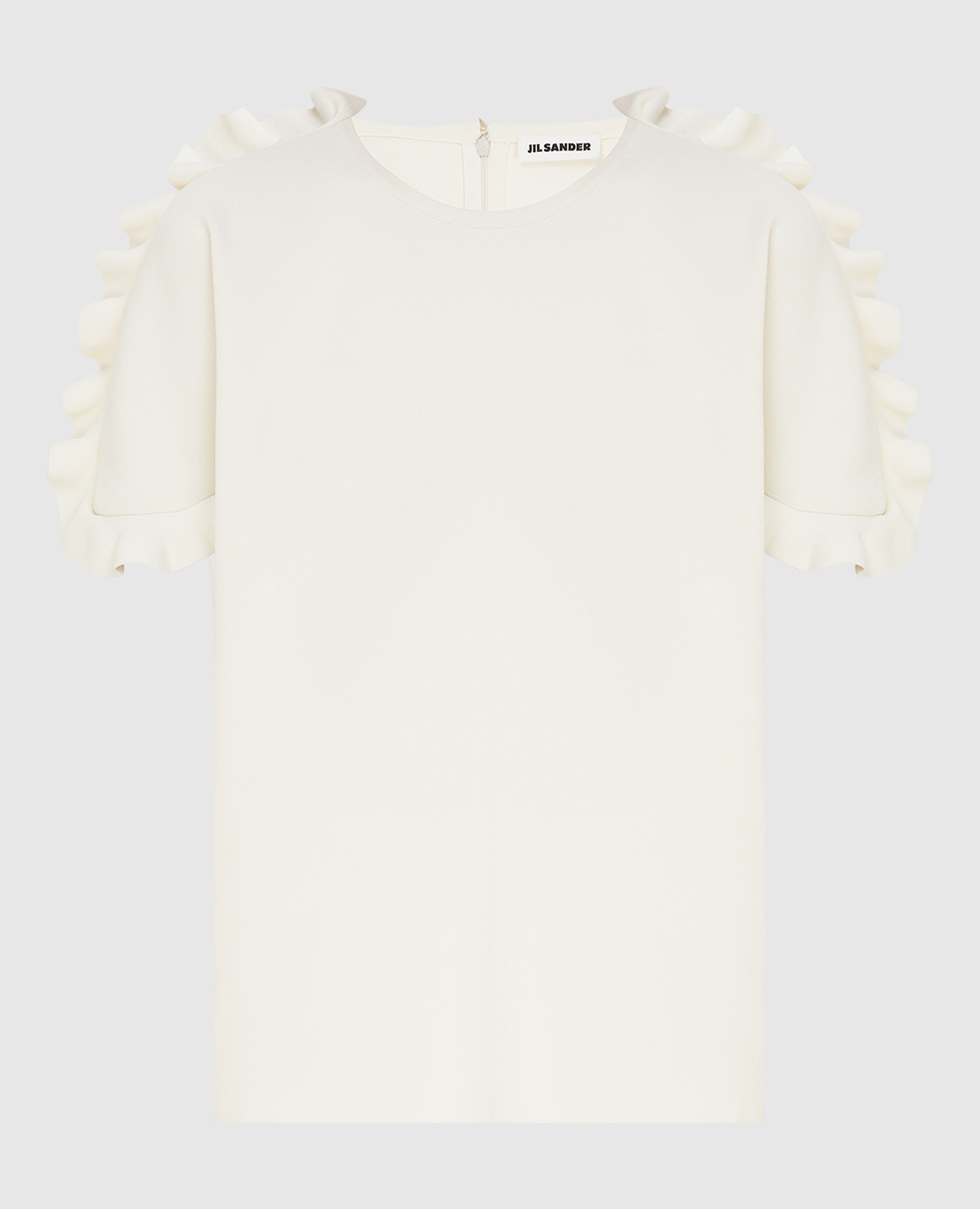 Dairy blouse with ruffles