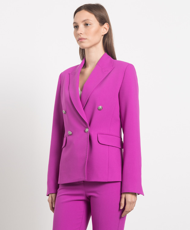 Max & Co Purple double-breasted jacket MOSELLA MOSELLA изображение 3