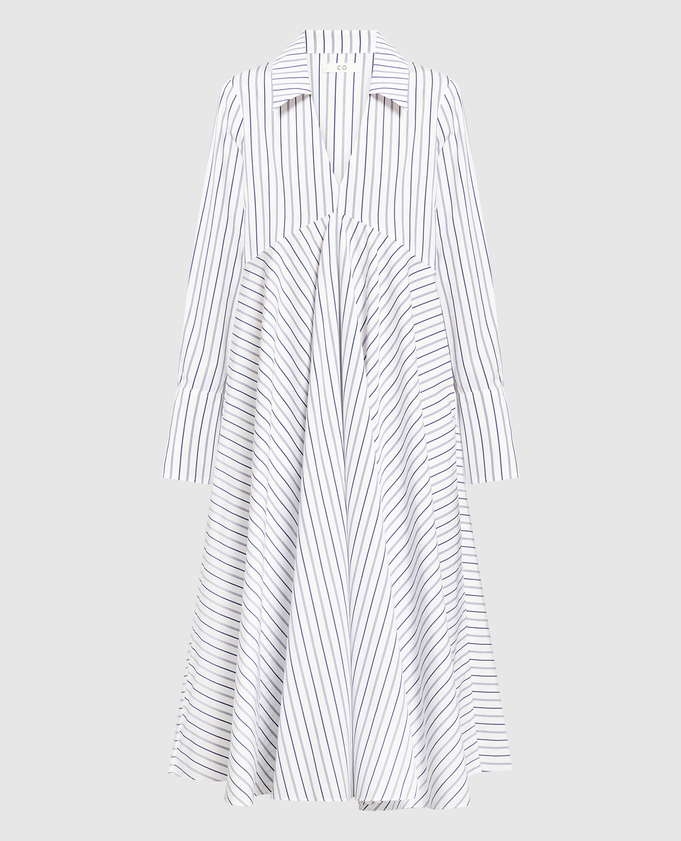 White striped dress