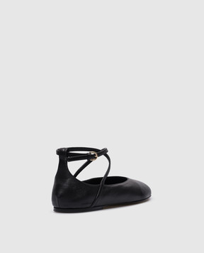 CO Черные кожаные балетки Ballerina 0212NAP
