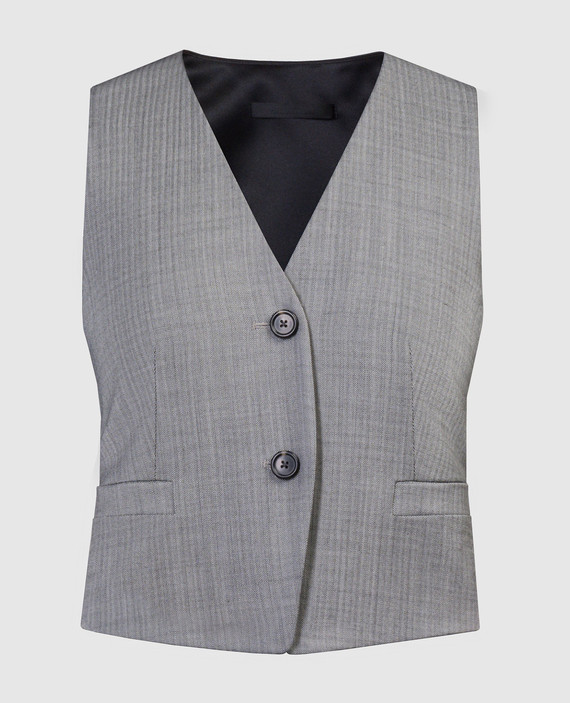 Gray combined vest