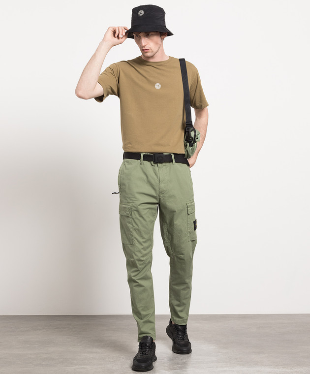 Stone Island Green cargo with logo patch 101530410 image 2