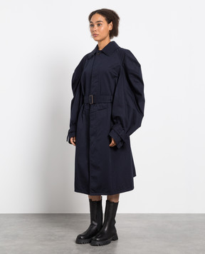 Balenciaga Синий тренч 704550TBP01