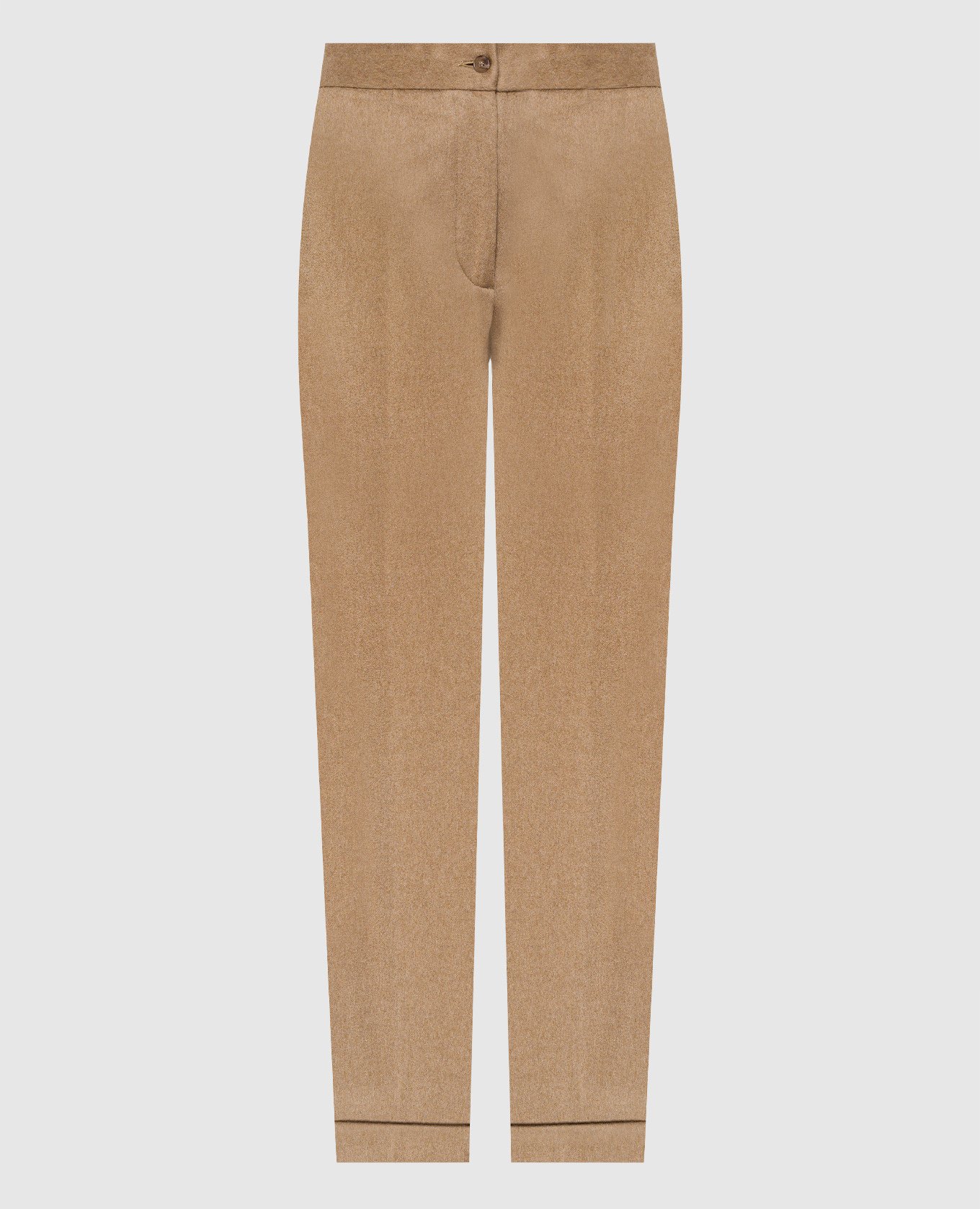 Brown cashmere pants
