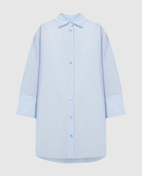 Peserico Голубая рубашка с цепочкой мониль S06141L105241
