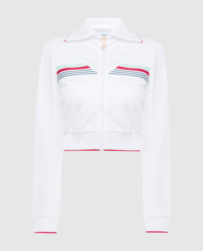Casablanca Белая куртка с металлическим логотипом WF23JTP14801