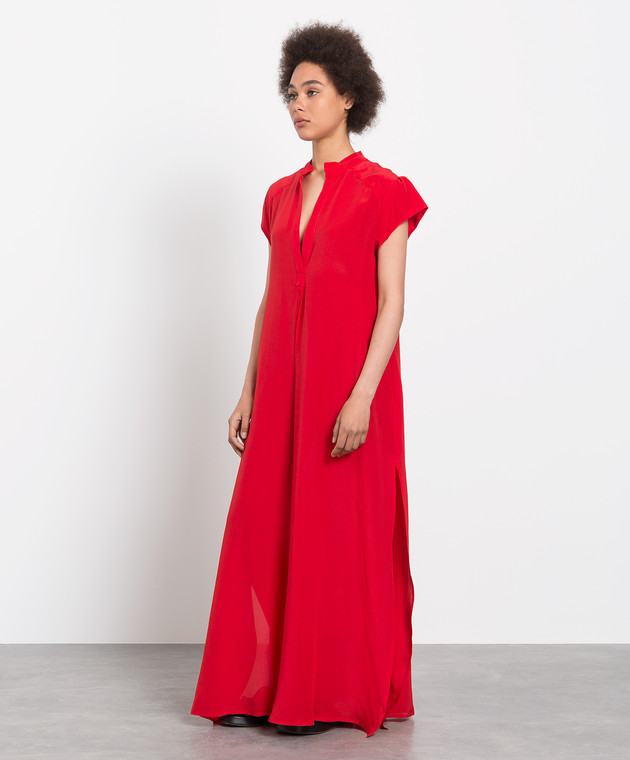 Lavi Червона шовкова сукня BF3WD039TESD105 зображення 3