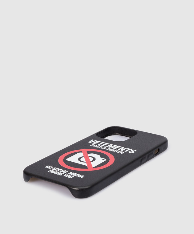 Vetements Чорний чохол для iPhone 12 Pro Max UE52SA280B зображення 3