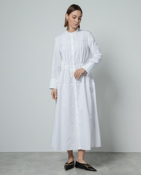 Jil Sander Біла сукня-сорочка міді J04CT0002J45002