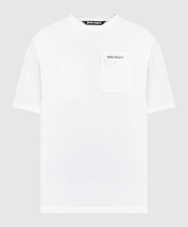 Palm Angels White Sartorial Logo T-Shirt PMAA088E23JER001