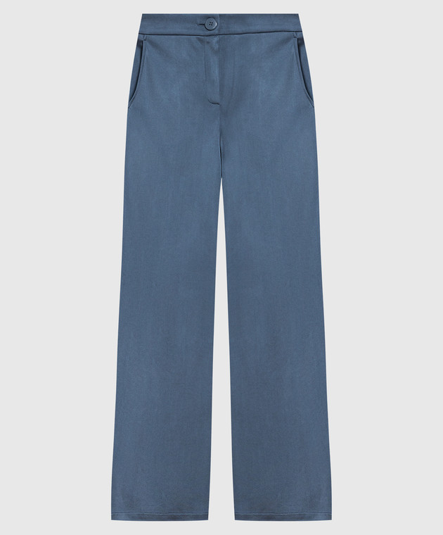 Max & Co Сині штани вільного крою CAPORALE