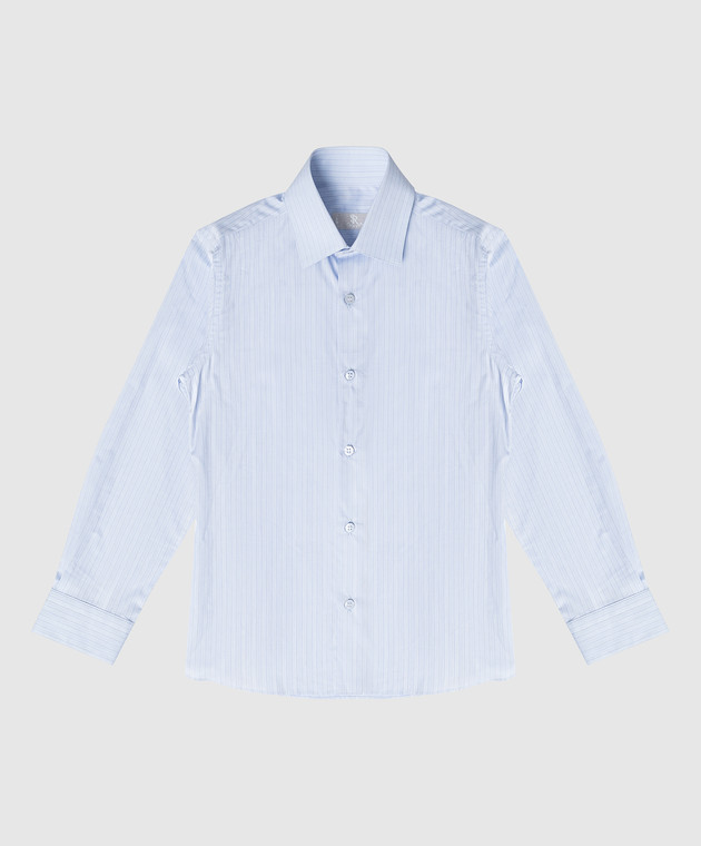 Stefano Ricci Children's blue striped shirt YC002317LJ1761