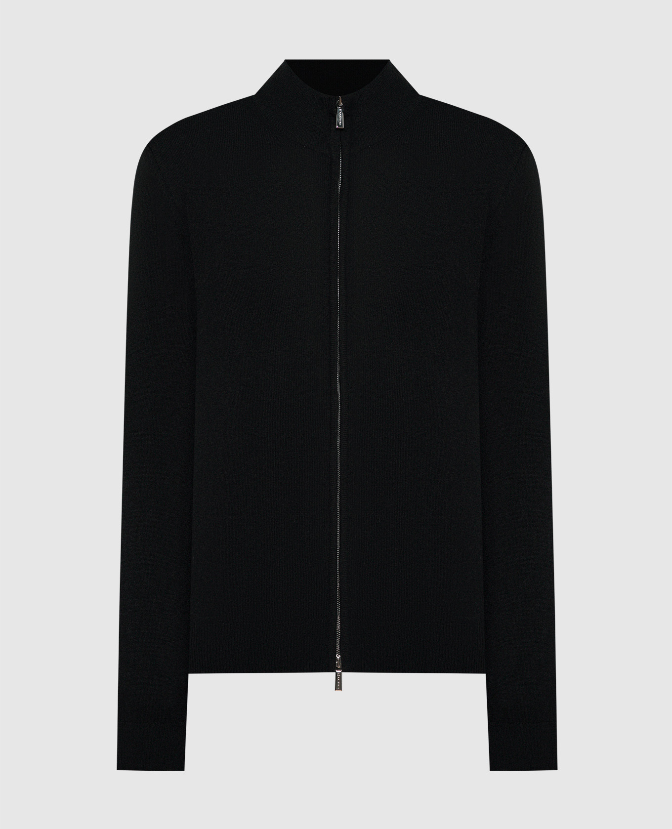 Black cashmere cardigan Urbino-WSK