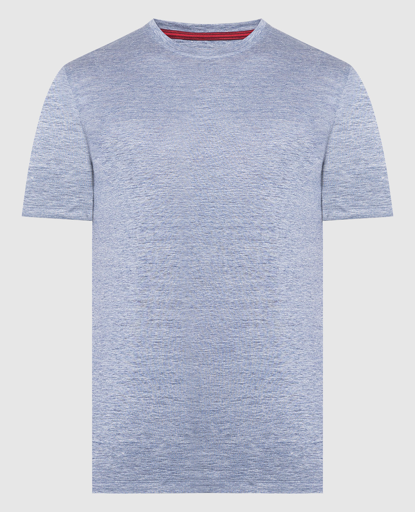 Blue melange linen t-shirt