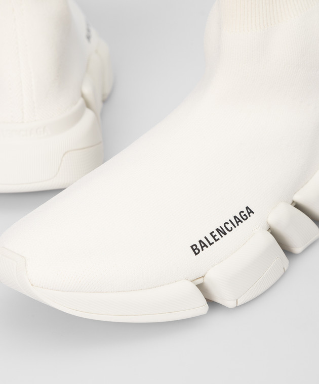 Balenciaga Білі кросівки speed 617196W2DB1 зображення 4