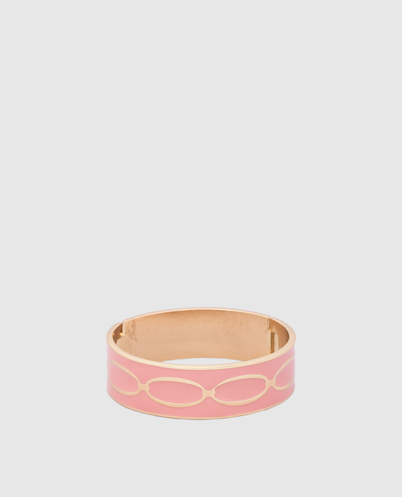 Розовый браслет Knot с покрытием 24-каратным золотом.