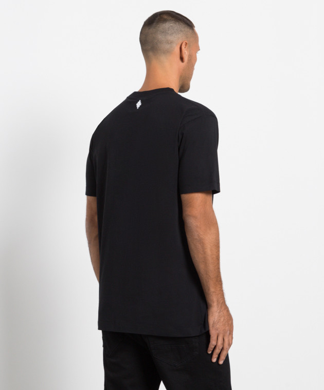 Black printed delivery Marcelo buy T-shirt - - CMAA018F22JER009 at Symbol Burlon with Sweden