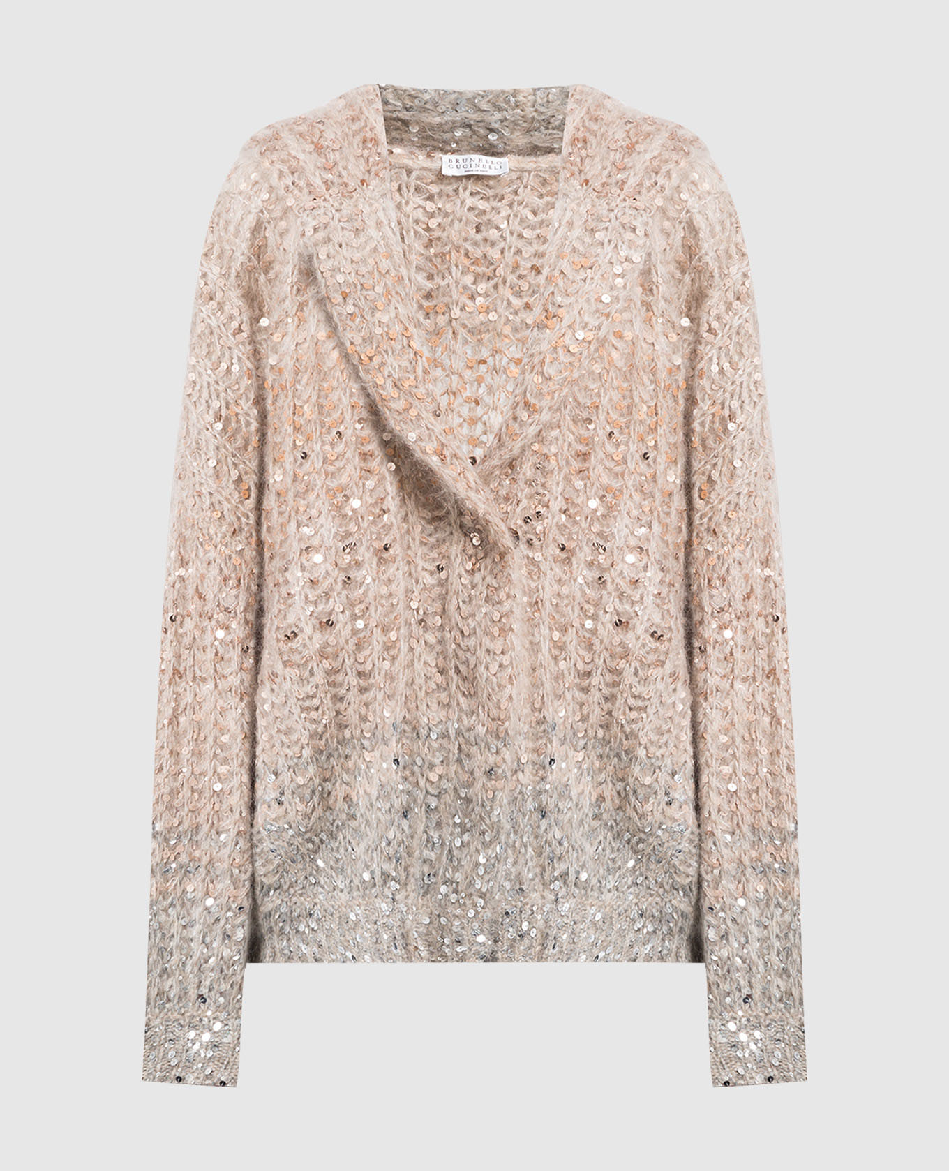 

Бежевый кардиган с пайетками, Кардиганы