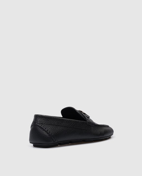 Valentino Черные кожаные мокасины с логотипом Vlogo Signature 4Y2S0G30BNT
