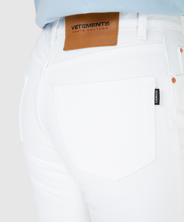 Vetements Білі джинси WE52PA250W зображення 5