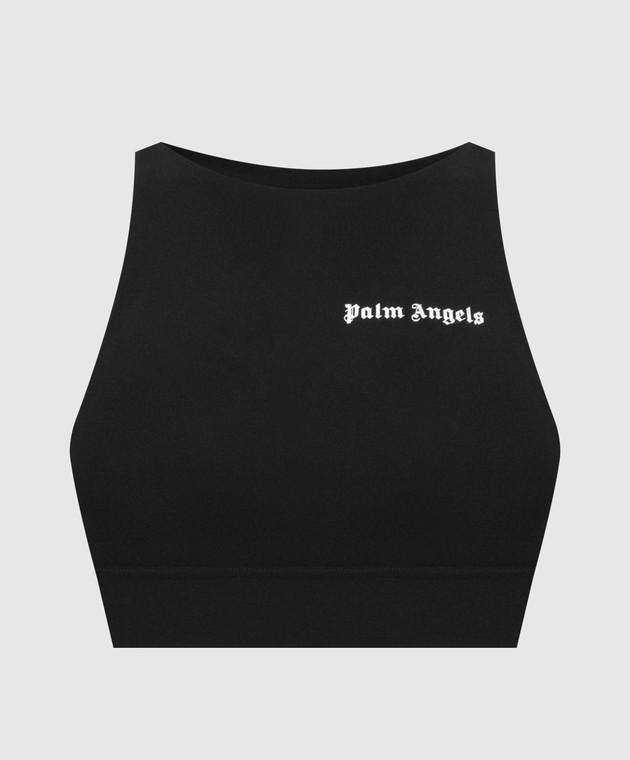 Palm Angels Чорний топ із контрастними вставками PWVO001C99FAB002