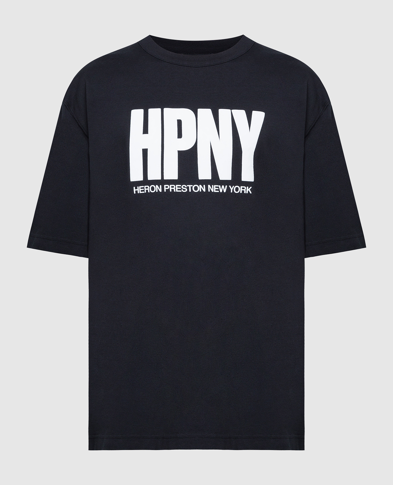 

Черная футболка с принтом логотипа HPNY, Черный, Футболки