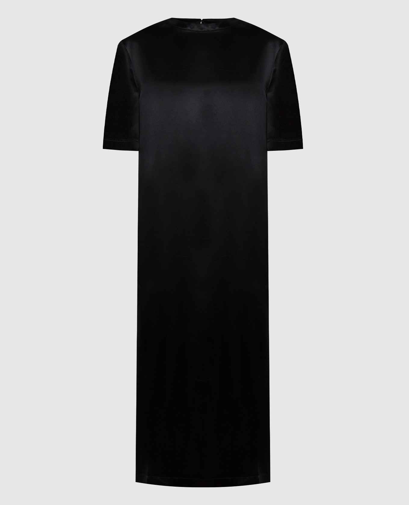 Черное платье TUGA с шелком