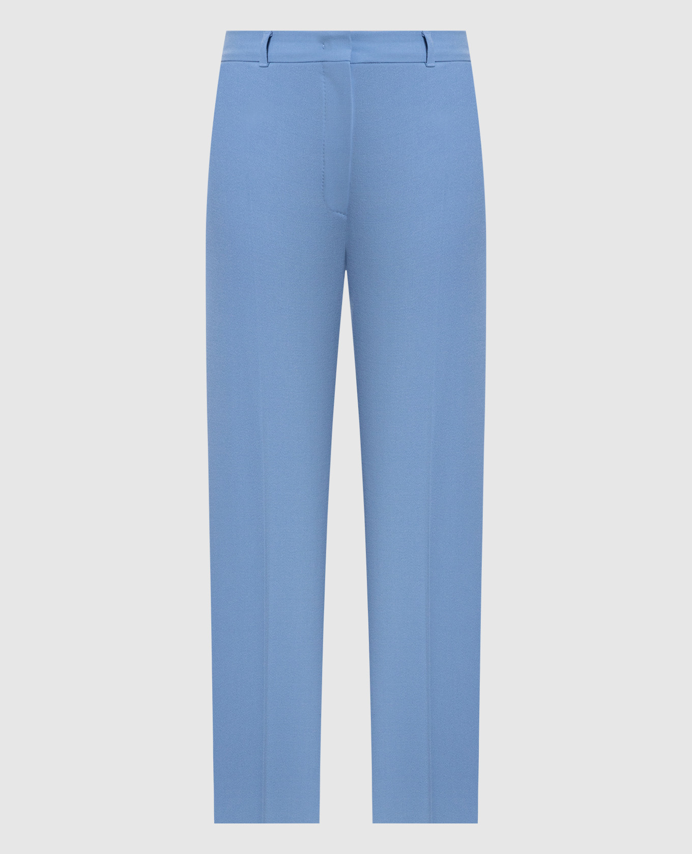 Голубые брюки из шерсти Agami