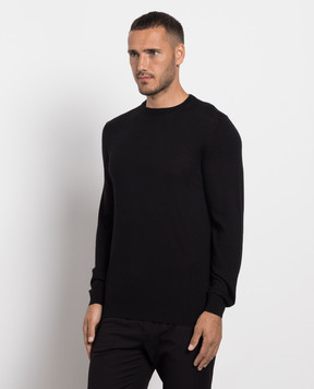 Cashmere&Whiskey Чорний джемпер з вовни, шовку та кашеміру MU8191318410R