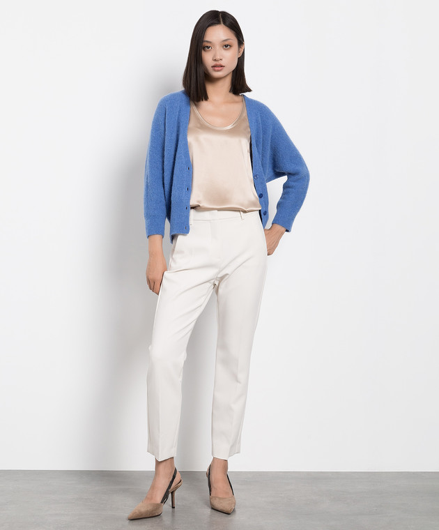 Max Mara Голубой кардиган Albenga ALBENGA изображение 2