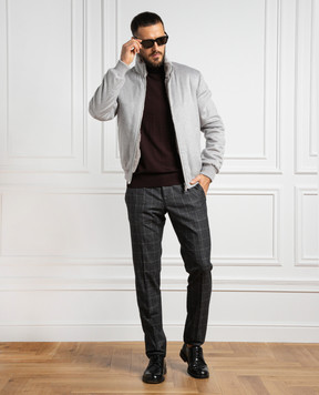 Dolce&Gabbana Сірі штани в клітинку GY5UMTFQ3FU