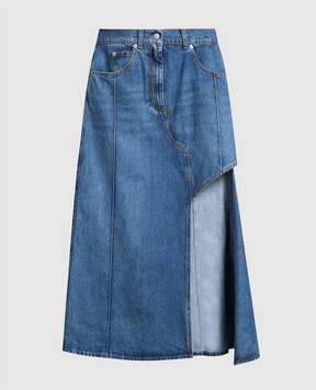 Alexander McQueen Синяя джинсовая юбка миди 754828QMACG