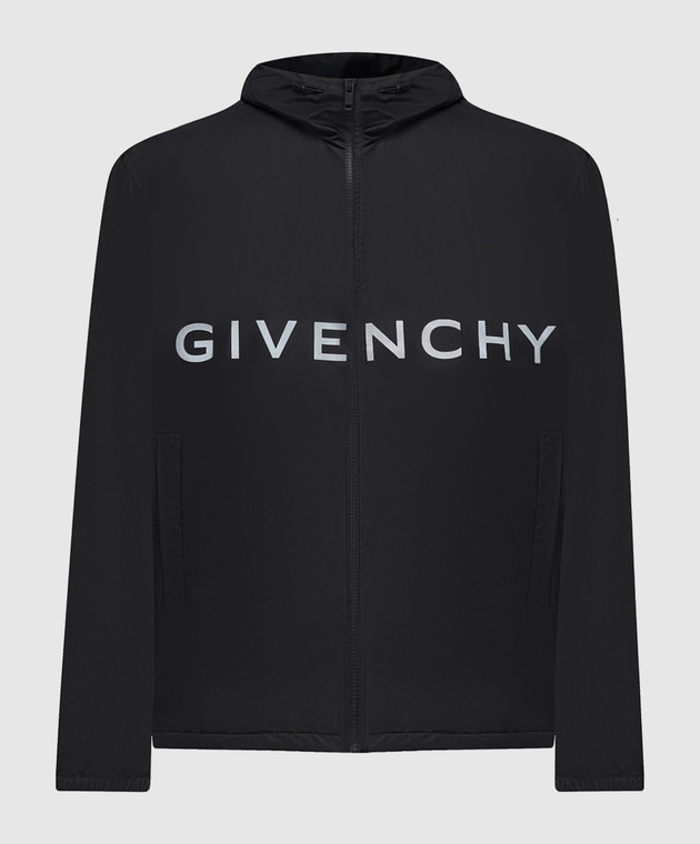 Givenchy - Черная ветровка с логотипом BM011313YT купить в Symbol