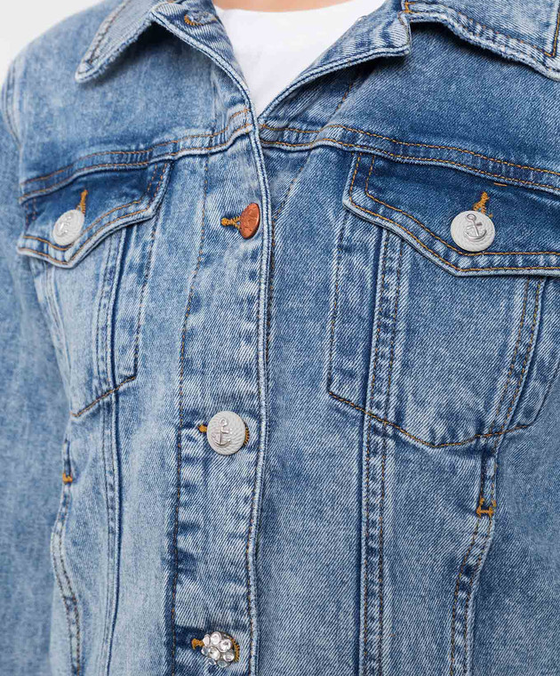 Max & Co Синя джинсова куртка NAIADE зображення 5