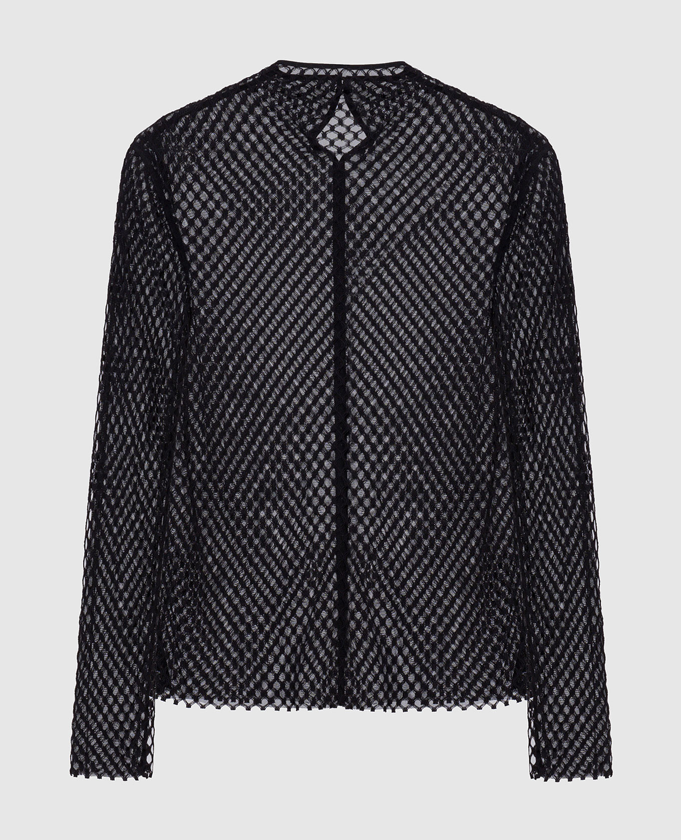 

Черная блуза из кружева, Черный, Блузы