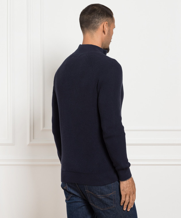 Brunello Cucinelli Синий кардиган M2874656 изображение 4