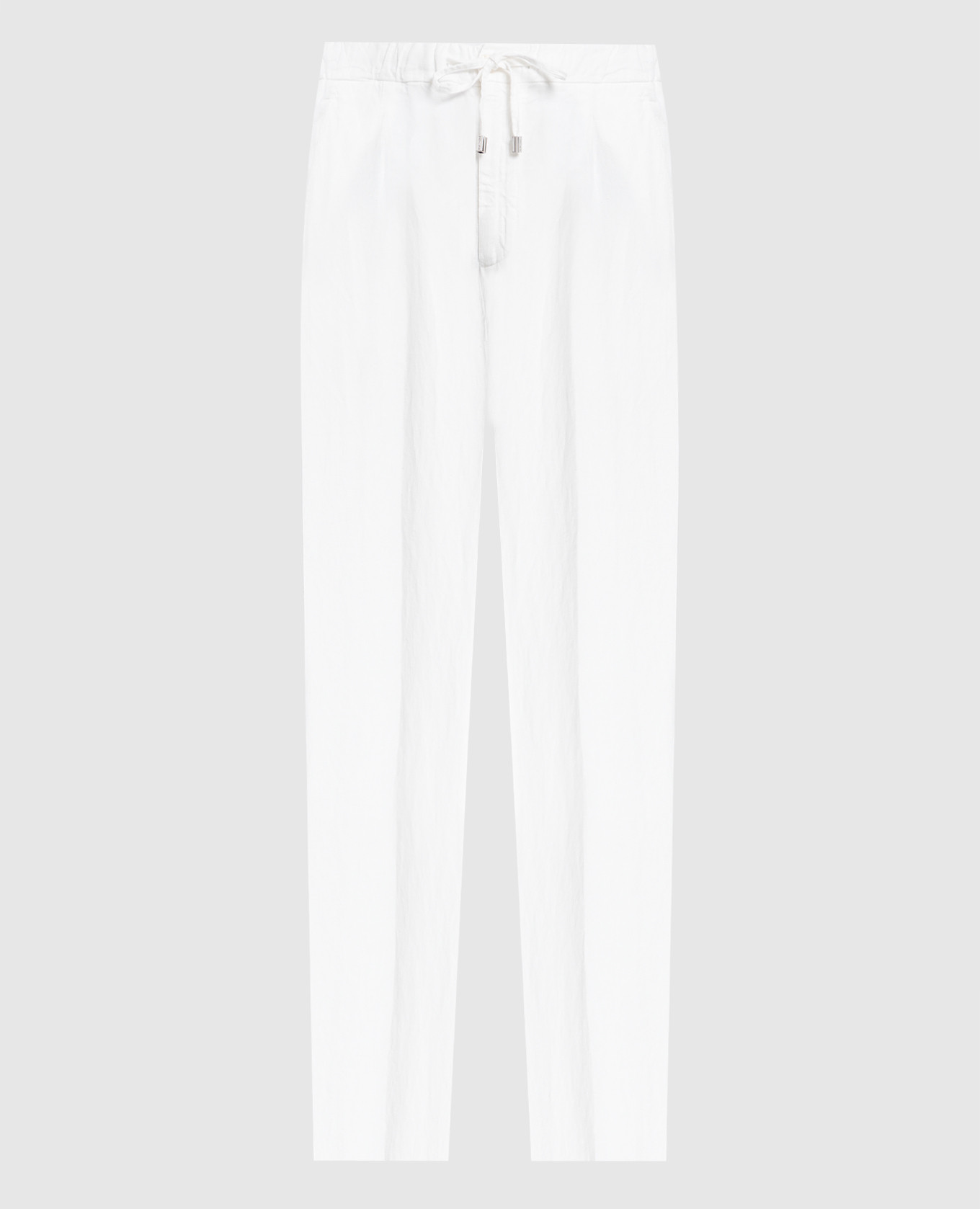 Enrico Mandelli - White linen pants GYMS2B4562 buy at Symbol